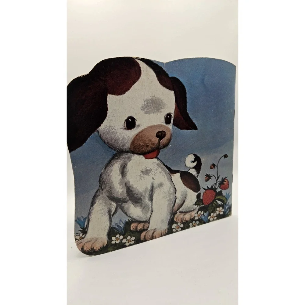 Vintage Poky Little Puppy Golden Shape Book 1974 Third Print Ivory Soap Promo